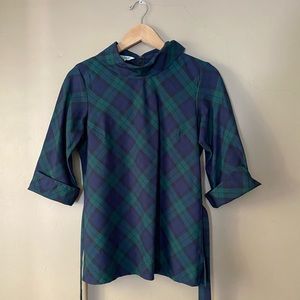 Plaid Pendleton top